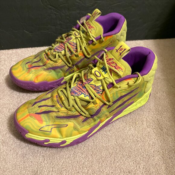 Puma Lemelo Ball MB.03 Spark Basketball Shoes Men's Size 13 379898-01 - Picture 3 of 12